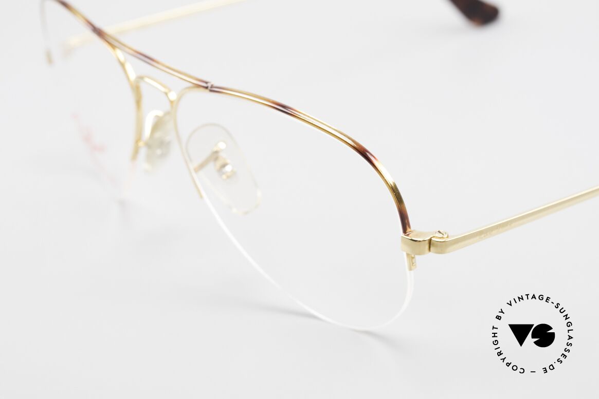 Ray Ban Aviator 80er Nylor Fassung Tortuga, beste Verarbeitung von B&L (U.S.A); Gr. 57-15, Passend für Herren und Damen