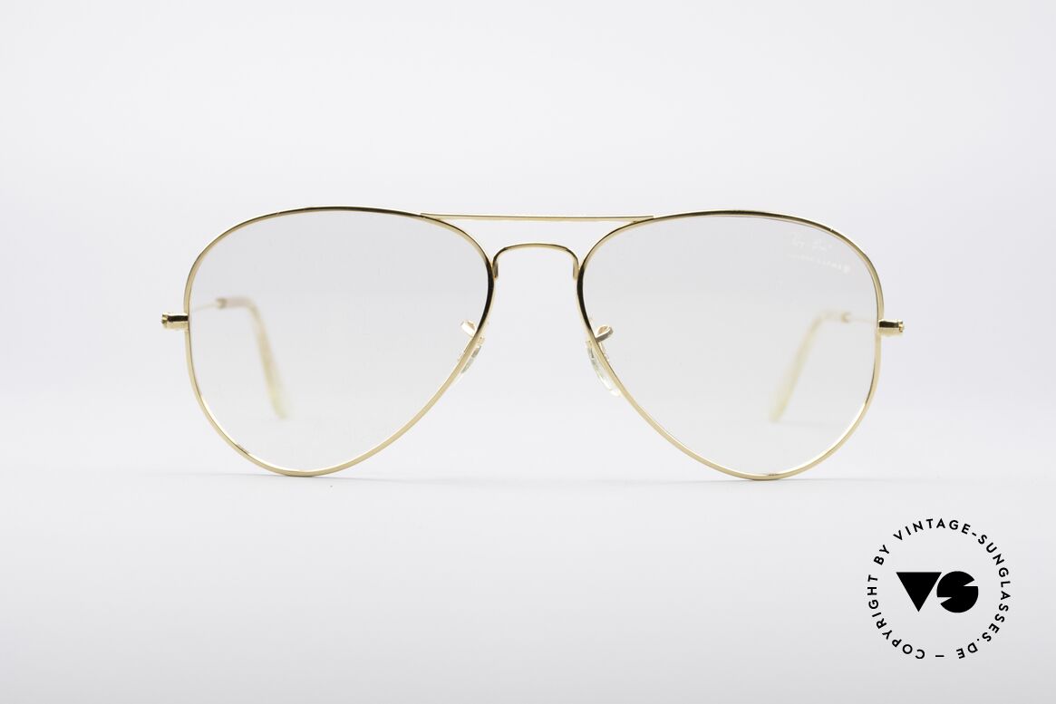Ray Ban Aviator B&L Brillenfassung, klassische vintage Ray-Ban Aviator Brillenform, Passend für Herren