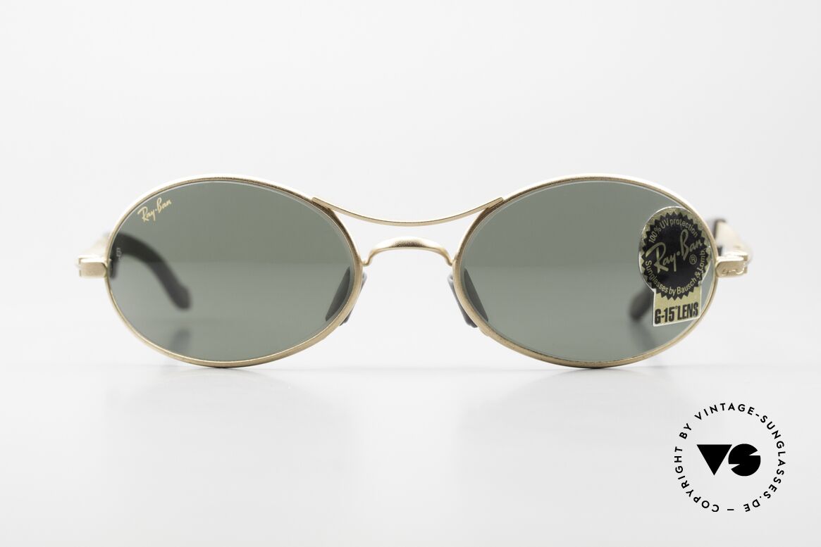 Ray Ban Orbs 9 Base Oval Oval B&L USA Sport Brille, original vintage USA Sonnenbrille der späten 1990er, Passend für Herren