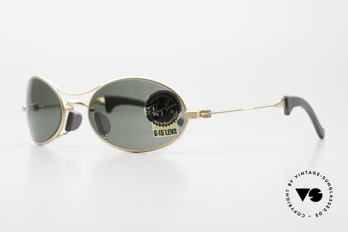 Ray Ban Orbs 9 Base Oval Oval B&L USA Sport Brille, eines der letzten Ray Ban Modelle von Bausch&Lomb, Passend für Herren
