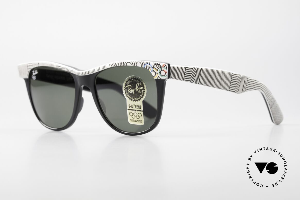 Ray Ban Wayfarer II Sammler Sonnenbrille Sport, B&L Bausch&Lomb Qualitätsgläser (100% UV-Schutz), Passend für Herren und Damen