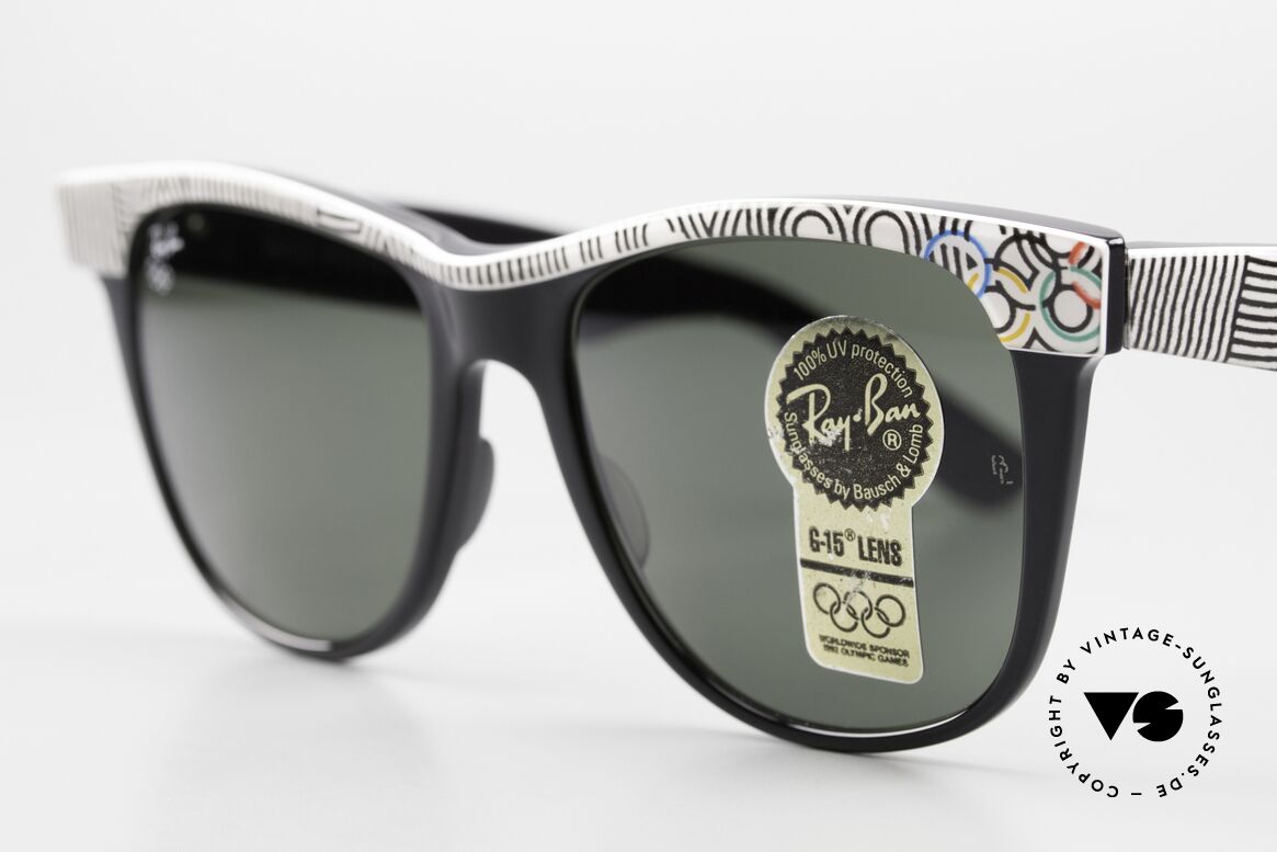 Ray Ban Wayfarer II Sammler Sonnenbrille Sport, ungetragene Rarität und ein begehrtes Sammlerstück, Passend für Herren und Damen