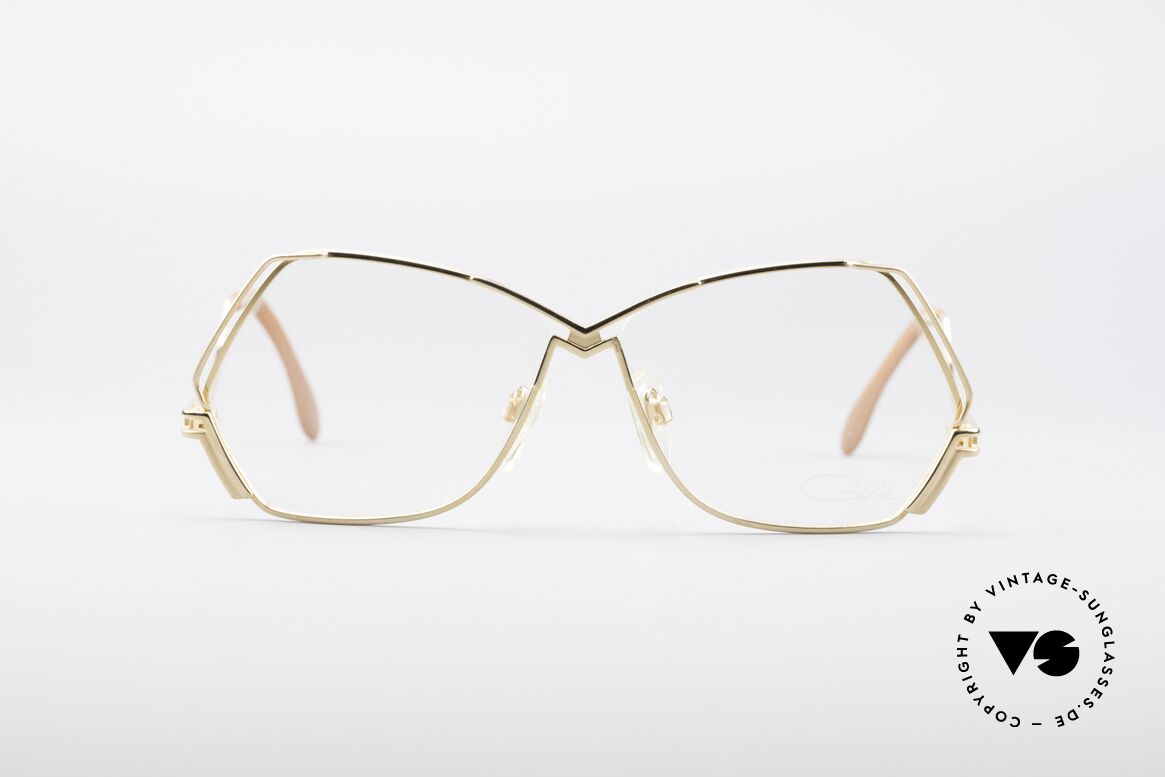 Cazal 226 Außergewöhnliche Vintage Brille, außergewöhnliche, fünfeckige CAZAL Designerbrille, Passend für Damen
