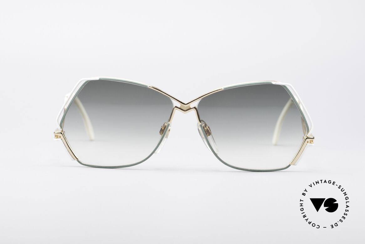 Cazal 226 Außergewöhnliche Sonnenbrille, außergewöhnliche, fünfeckige CAZAL Designerbrille, Passend für Damen