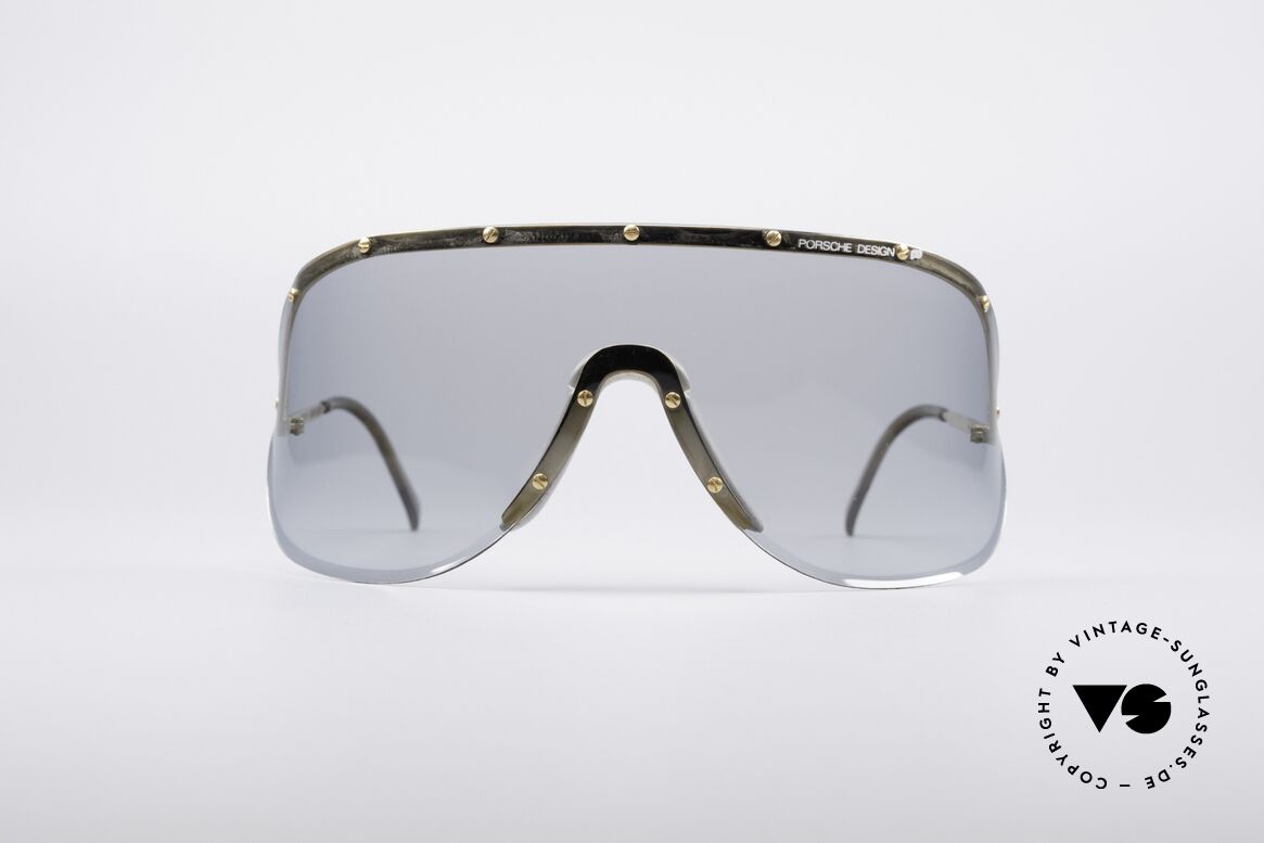Porsche 5620 Yoko Ono Sonnenbrille Gold, vintage Porsche Carrera Designersonnenbrille der 1980er, Passend für Herren und Damen