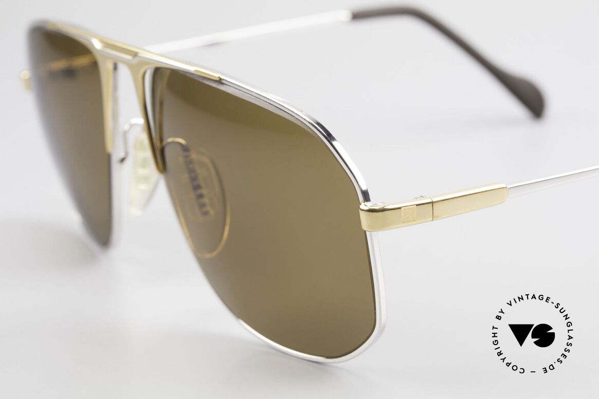 Zeiss 5871 80er Qualität Sonnenbrille, hochwertige Mineralgläser (kratzfest & UV schützend), Passend für Herren