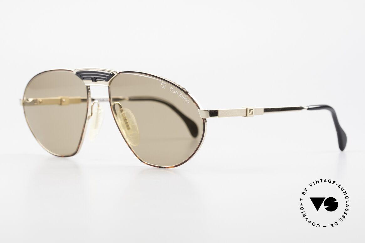 Zeiss 9927 Echte 80er Top Qualität Brille, entspiegelte Mineralgläser sowie verstellbare Bügel, Passend für Herren