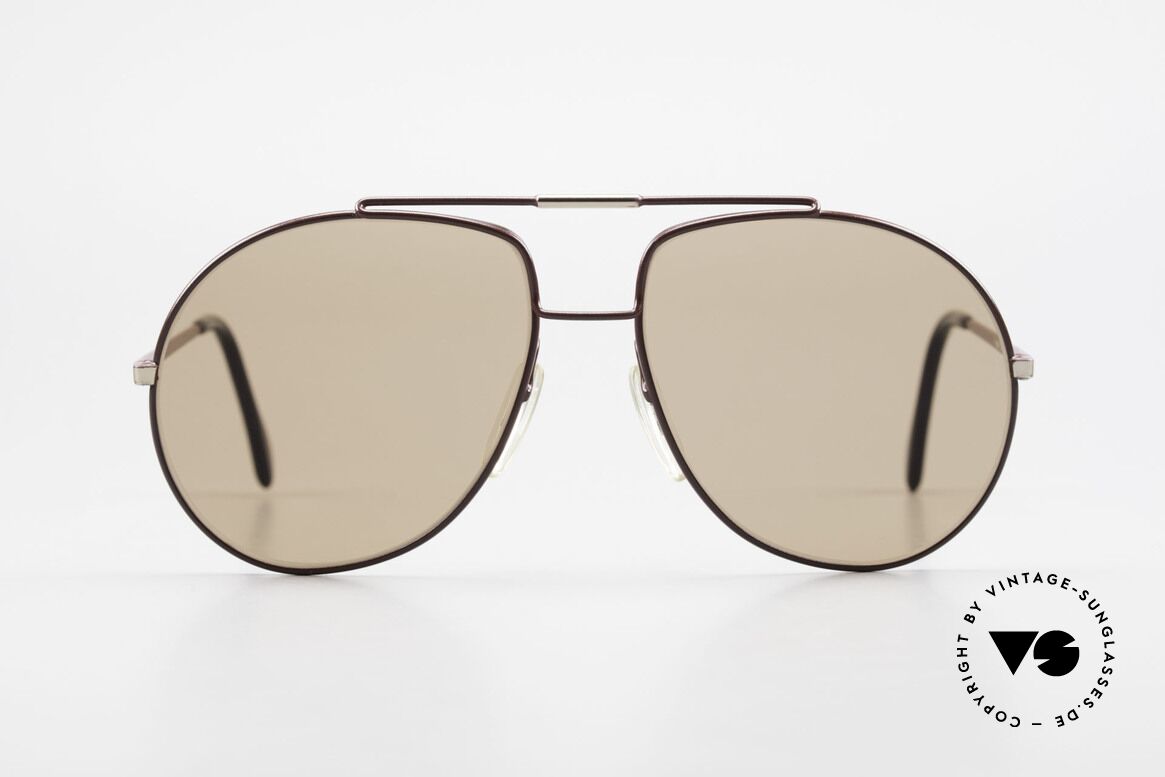 Zeiss 9369 80er Brille Mit Mineralglas, klassisches Zeiss Sonnenbrillen-Design der 80er Jahre, Passend für Herren