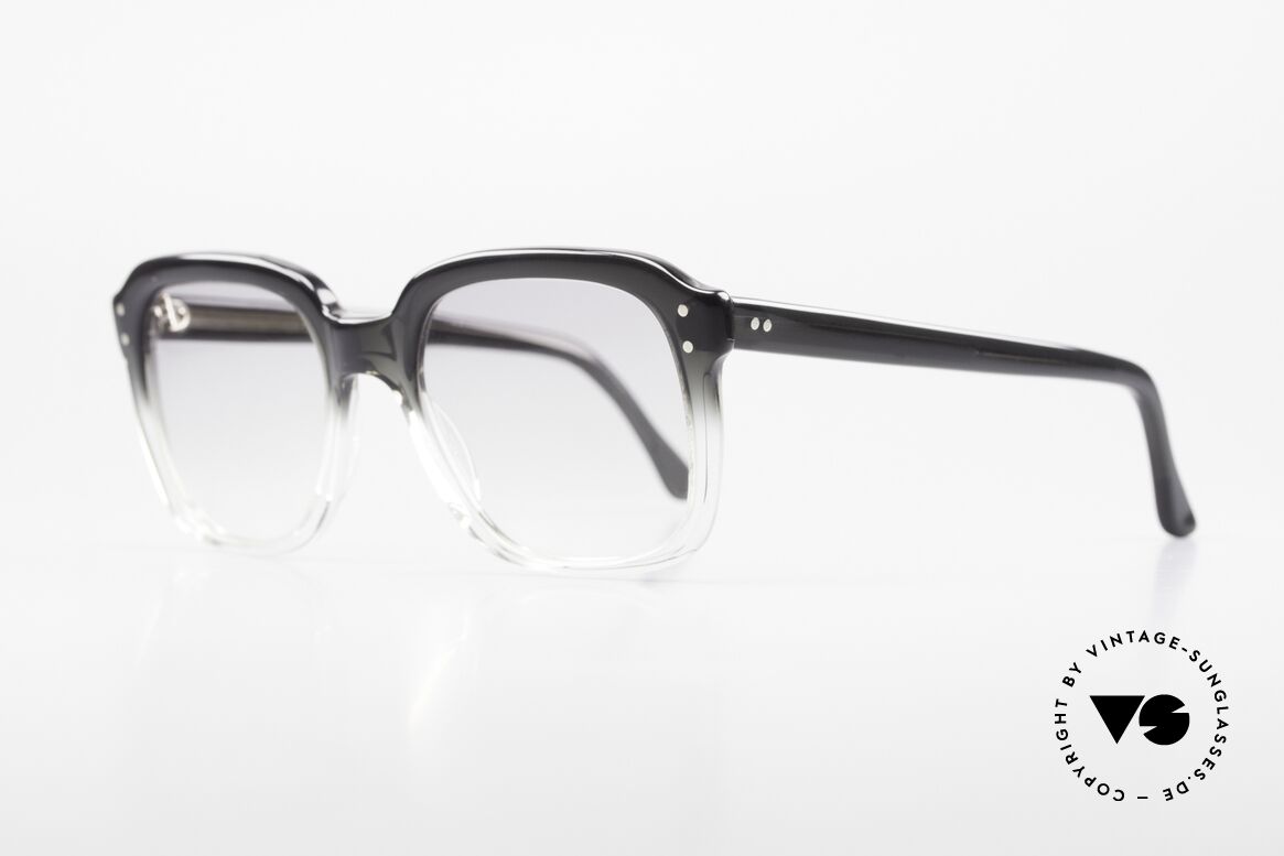 Metzler 449 Echte 70er Original Nerdbrille, enorm stabiler, massiver Rahmen; Medium-Gr. 130mm, Passend für Herren