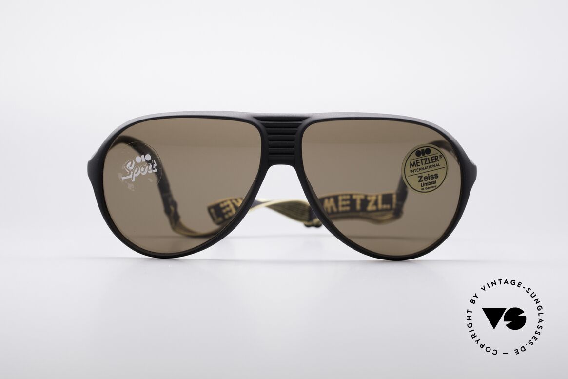 Metzler 0153 80er Sportsonnenbrille, alte Metzler Sportdesign-Sonnenbrille aus den 80ern, Passend für Herren