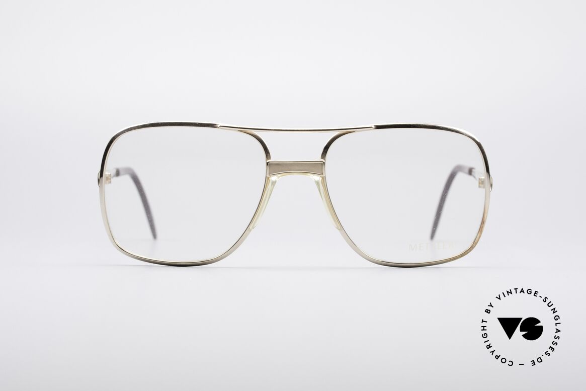 Metzler 0772 Helmut Kohl Vintage Brille, original METZLER Brillenfassung aus den 1980ern, Passend für Herren