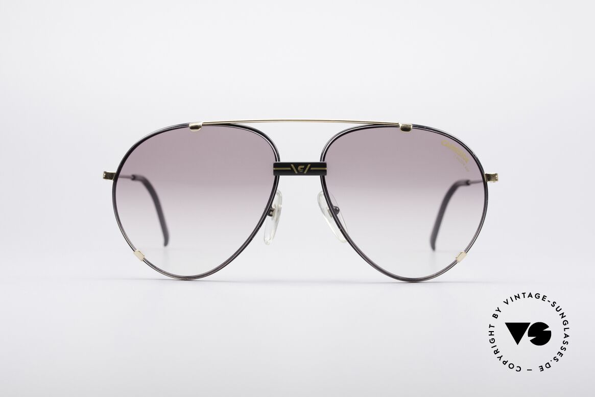 Carrera 5463 90er Vintage Pilotenbrille, außergewöhnliche 90er CARRERA Sonnenbrille, Passend für Herren