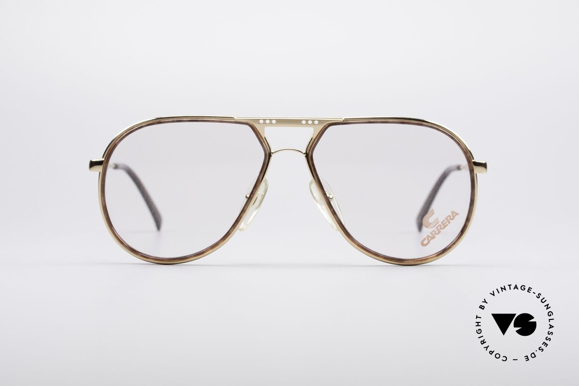 Carrera 5371 Echt 80er Vintage Brille, edle Carrera vintage Brillenfassung der 1980er, Passend für Herren
