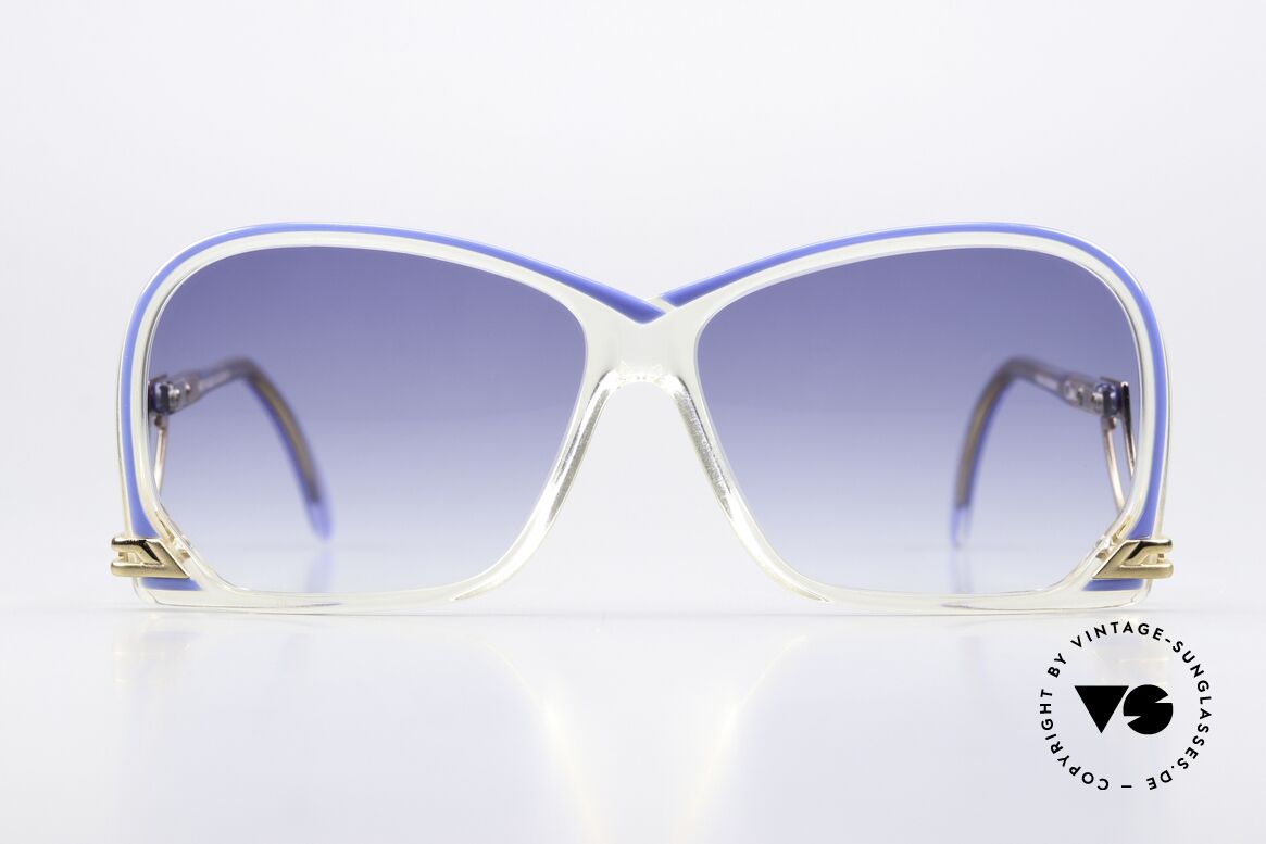 Cazal 174 Damen Vintage Sonnenbrille, schwungvoller Rahmen mit zauberhaften Bügeln, Passend für Damen