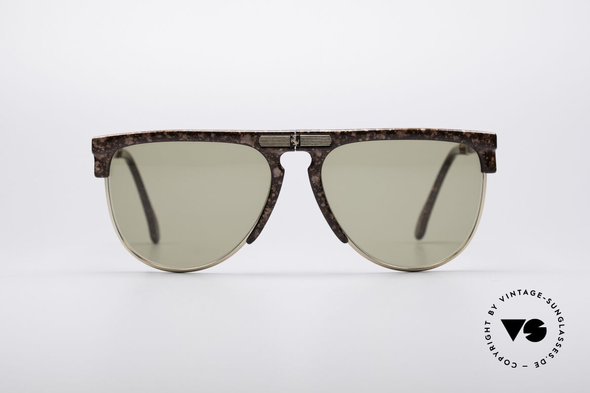 Ferrari F27 Carbonio Faltsonnenbrille, luxuriöse Ferrari Falt-Sonnenbrille aus den 80ern, Passend für Herren