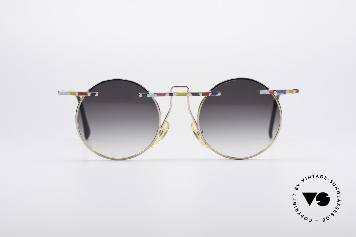 Taxi 222 by Casanova 80er Kunstbrille, lebhafte Taxi by Casanova Designerbrille von circa 1985, Passend für Damen