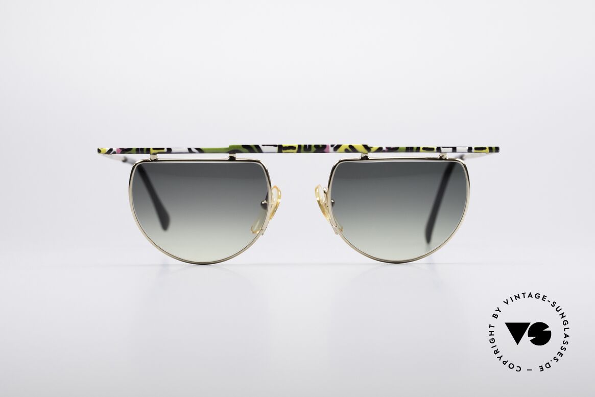 Taxi 223 by Casanova Kunst Sonnenbrille, lebhafte TAXI by Casanova 1980er Designer-Sonnenbrille, Passend für Damen