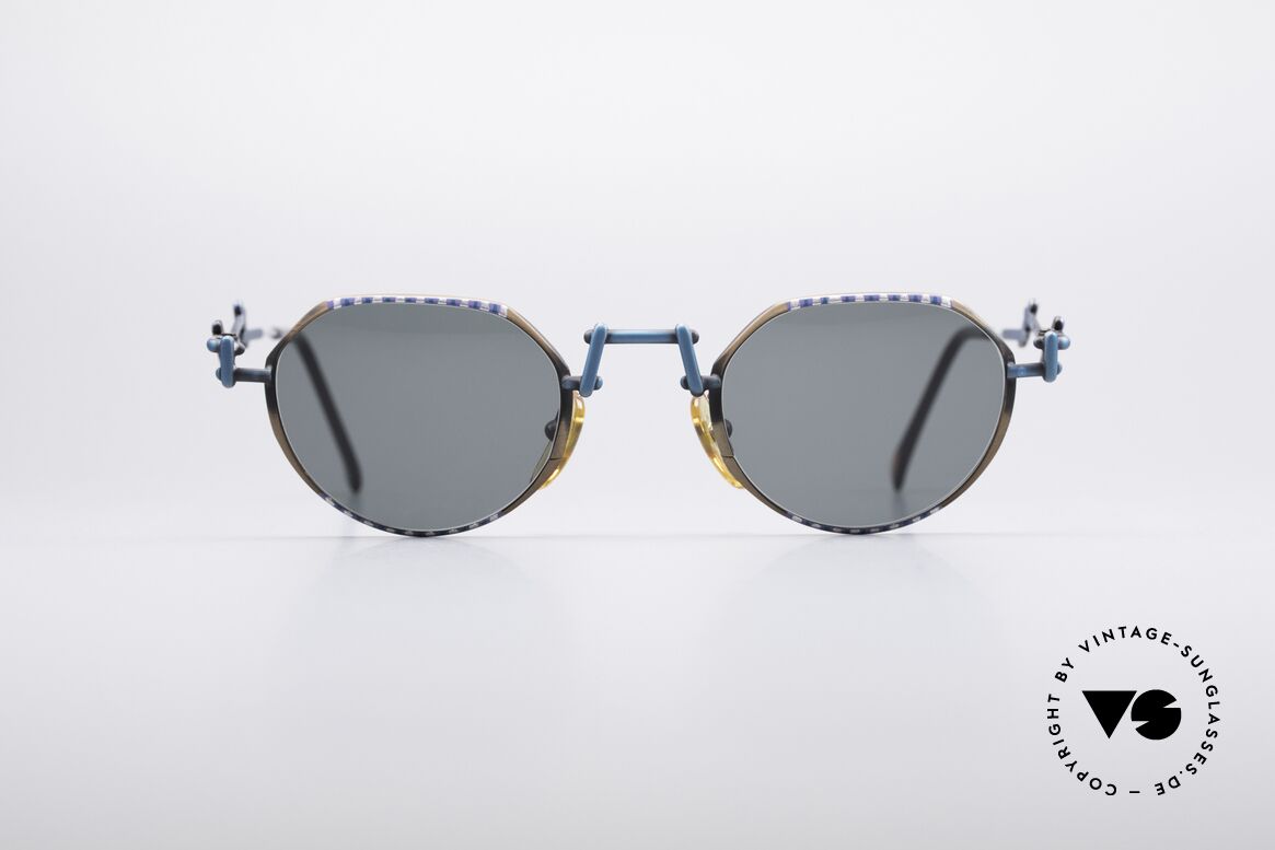 Casanova MTC21 Venezianische Designerbrille, interessante 80er Casanova Designer-Sonnenbrille, Passend für Herren und Damen