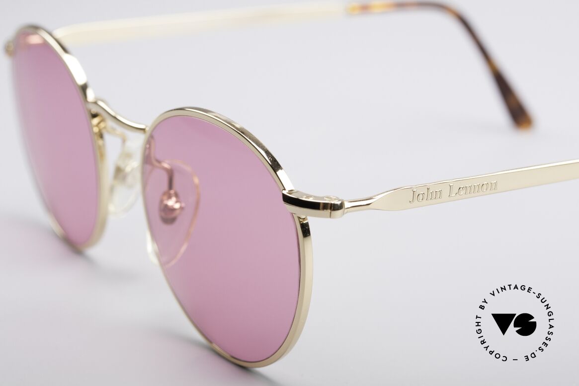 John Lennon - The Dreamer Die Rosarote Vintage Brille, pinke Gläser: sieh die Welt durch die rosarote Brille, Passend für Herren und Damen