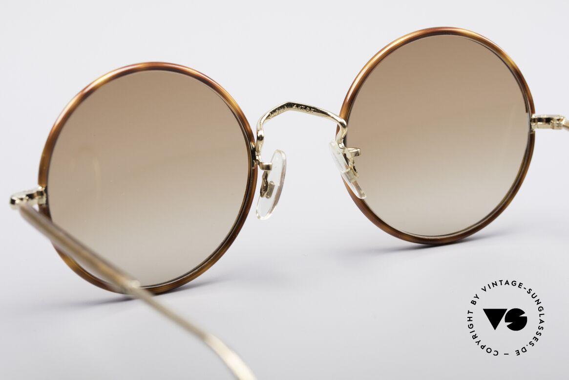 Savile Row Round 47/20 Harry Potter Brille 14kt GF, ungetragen, in Gr. 47/20, mit leicht getönten Gläsern, Passend für Herren