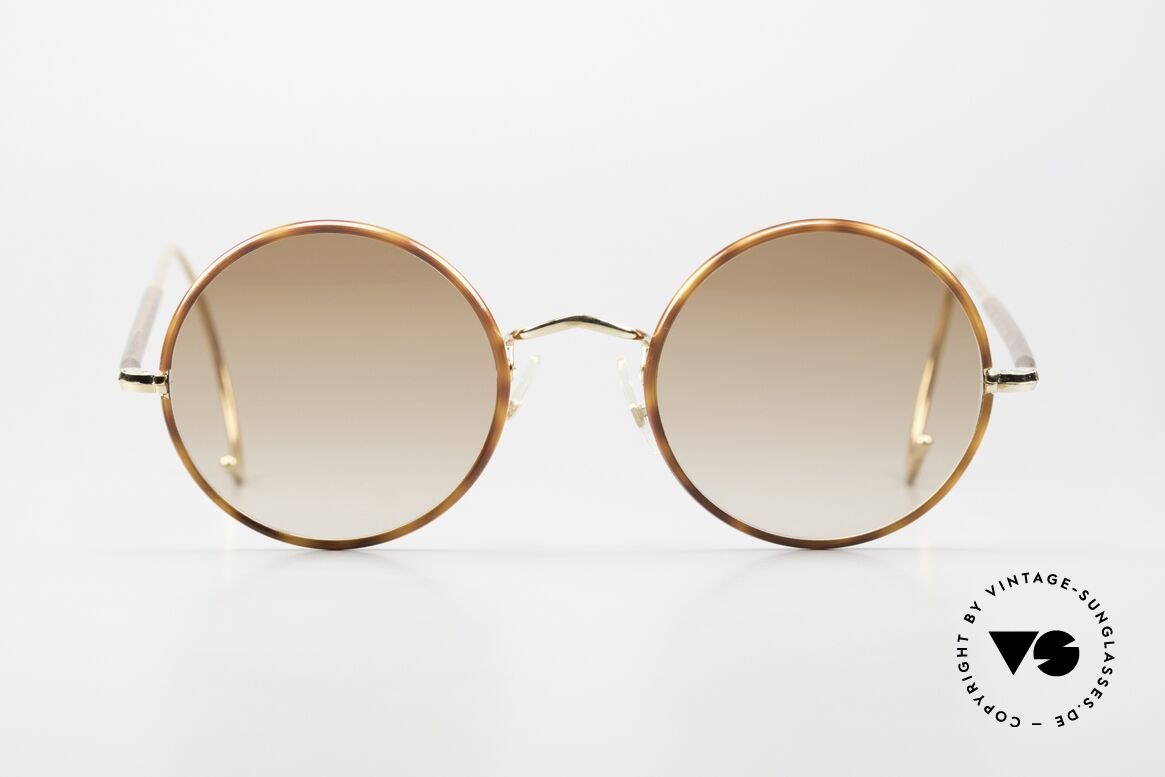 Savile Row Round 47/20 Harry Potter Brille 14kt GF, 'The Savile Row Collection' von ALGHA, UK Optical, Passend für Herren