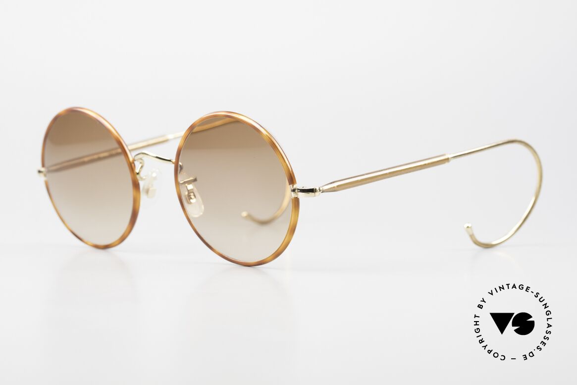 Savile Row Round 47/20 Harry Potter Brille 14kt GF, feinste Fertigungsqualität aus England (gold-filled), Passend für Herren