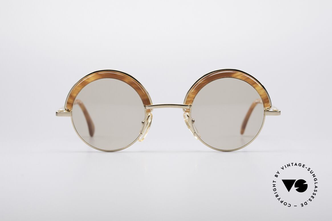 Alain Mikli 631 / 246 Brille in Holzoptik, vintage Designersonnenbrille von ALAIN MIKLI, Passend für Herren und Damen