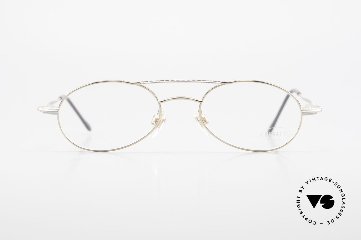 Bugatti 22996 Rare 90er Herren Luxusbrille, sehr elegante vintage BUGATTI Brillenfassung, Passend für Herren