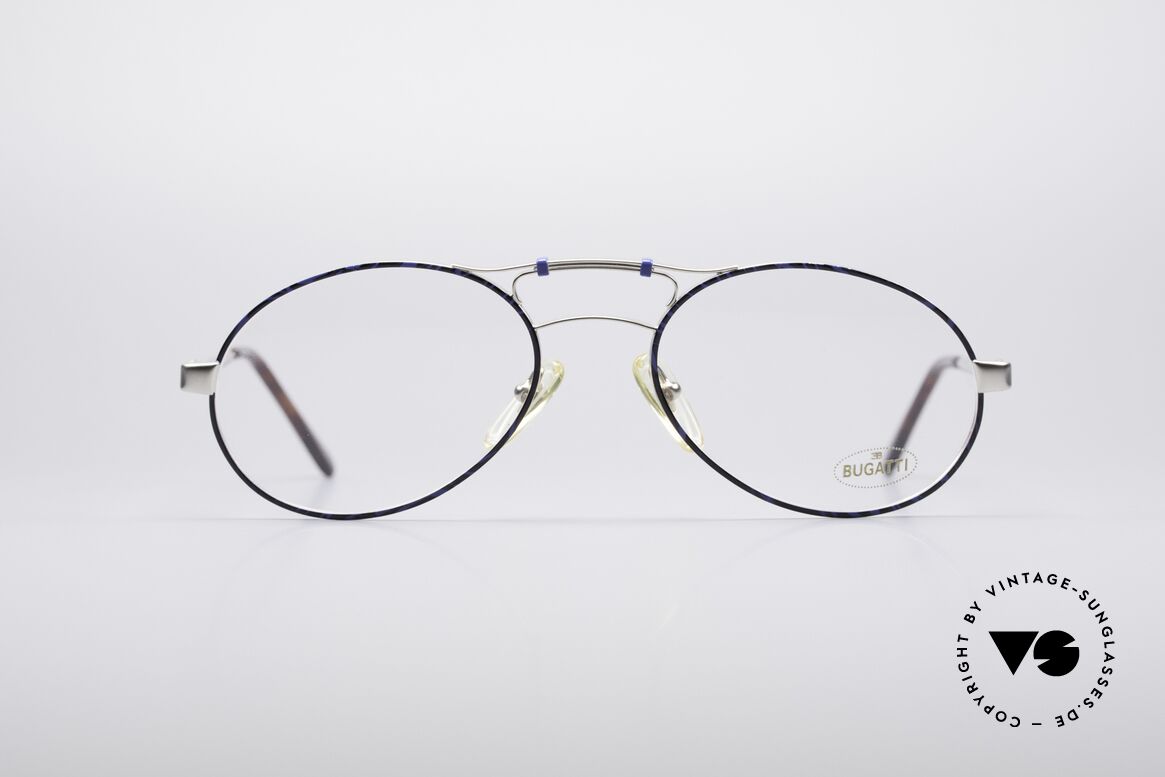 Bugatti 13438 Echt 90er Brillenfassung, vintage Bugatti Herren Brillenfassung der 90er Jahre, Passend für Herren