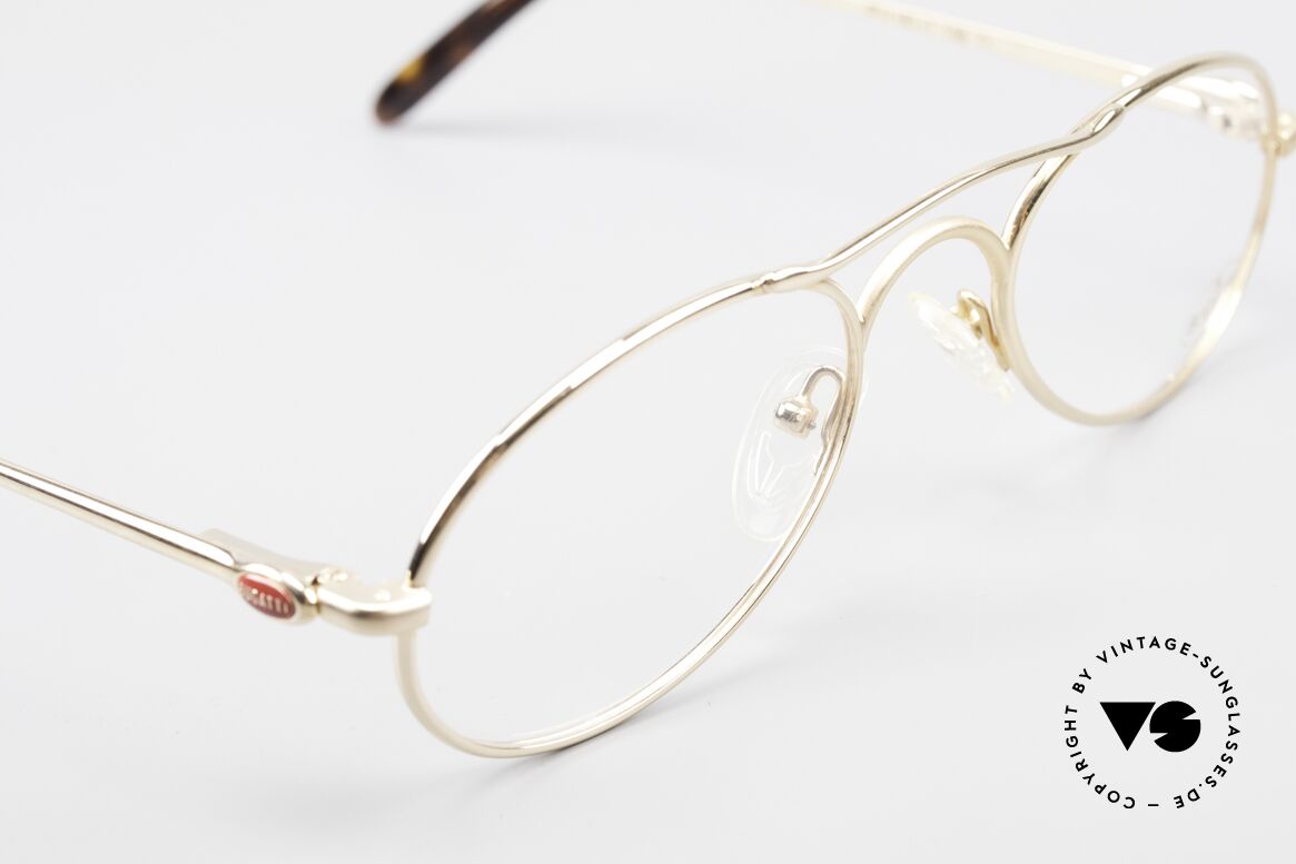 Bugatti 23407 Herrenbrille mit Sonnenclip, Größe: medium, Passend für Herren