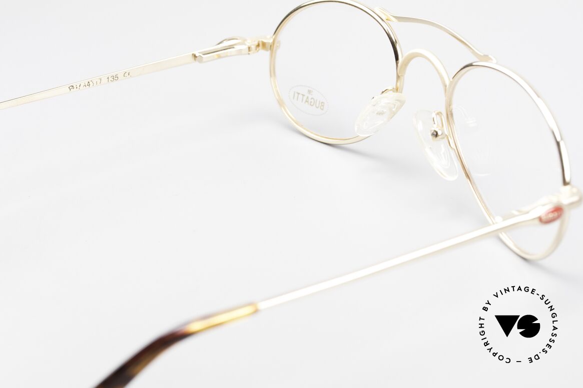Bugatti 23407 Herrenbrille mit Sonnenclip, Größe: medium, Passend für Herren