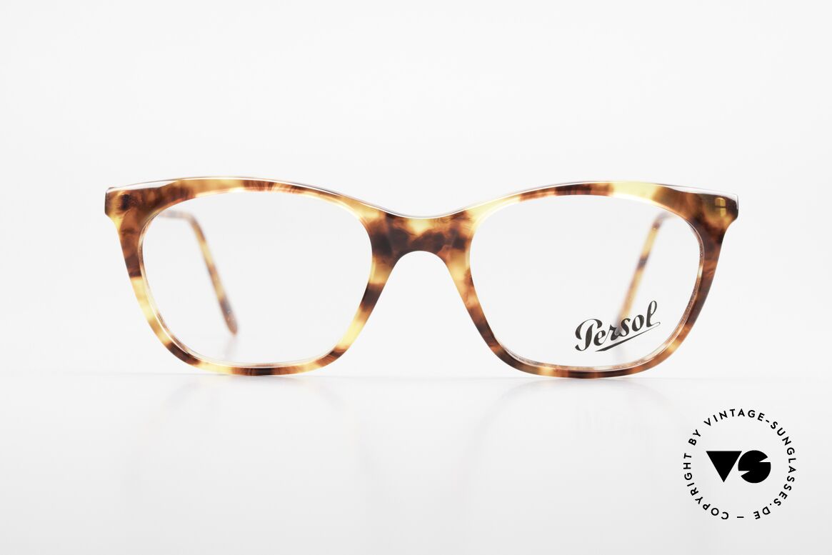 Persol 09194 Klassische Vintage Brille 90er, klassische Brillenform in einem zeitlosen Design, Passend für Damen