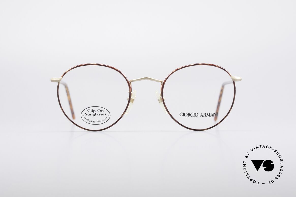 Giorgio Armani 186 Zeitlose 90er Pantobrille, zeitlose Giorgio Armani Brillenfassung aus den 90ern, Passend für Herren