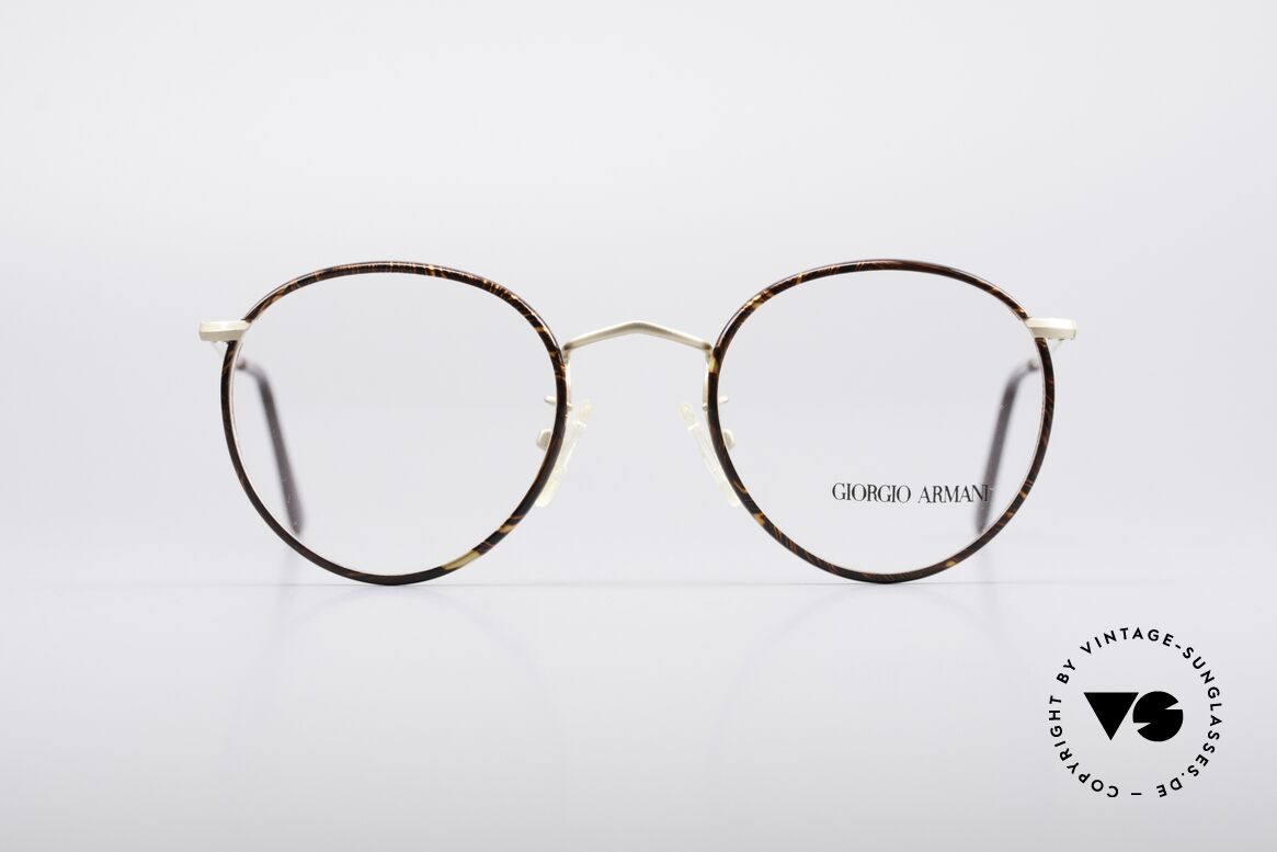 Giorgio Armani 112 90er Panto Fassung, zeitlose Giorgio Armani Brillenfassung aus den 90ern, Passend für Herren
