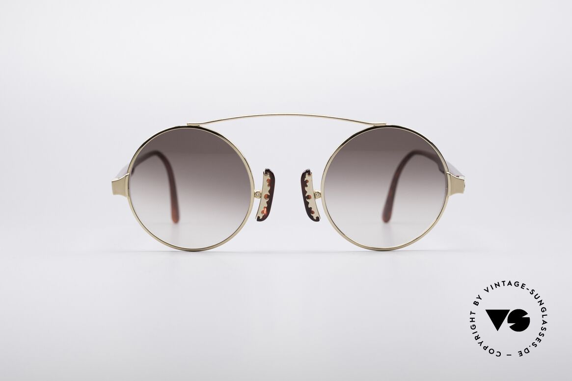 Christian LaCroix 7335 Runde 90er Sonnenbrille, sehr auffällige Chr. Lacroix vintage Brille von 1990, Passend für Damen