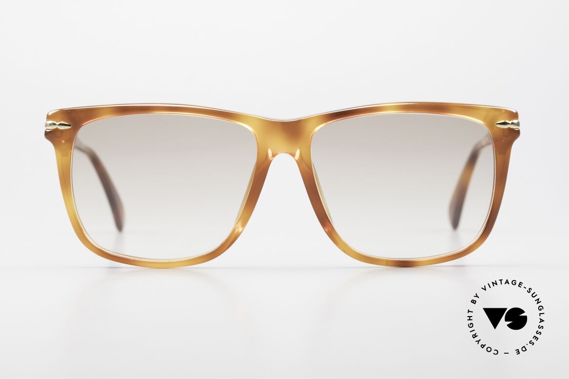 Gucci 1115 Klassische 80er Sonnenbrille, zeitloses 80er Modell mit elegantem Rahmenmuster, Passend für Herren
