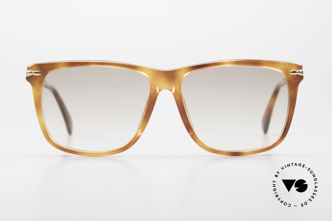Gucci 1115 Klassische 80er Sonnenbrille, zeitloses 80er Modell mit elegantem Rahmenmuster, Passend für Herren