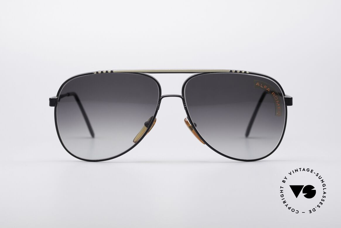 Alfa Romeo 31-83 Alfisti Sonnenbrille, italienische vintage Sport-Sonnenbrille von Alfa Romeo, Passend für Herren