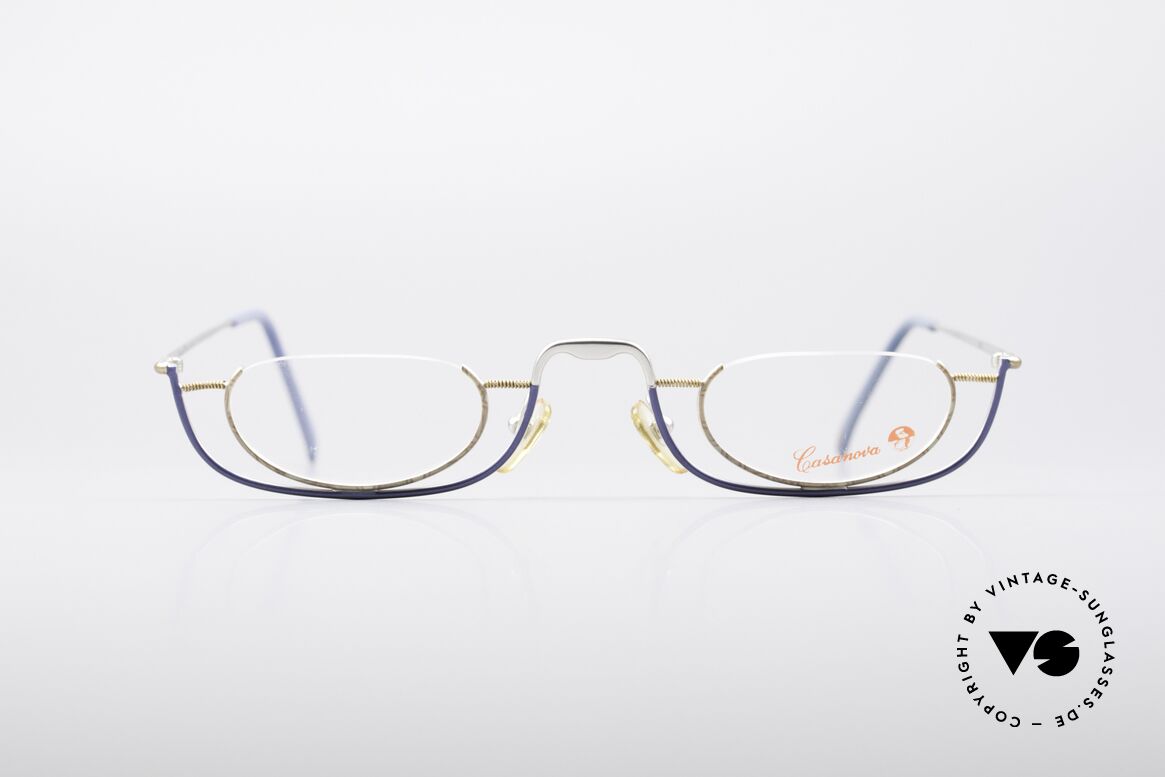 Casanova LC34 Designer Vintage Lesebrille, außergewöhnliche vintage Lesebrille von Casanova, Passend für Herren und Damen