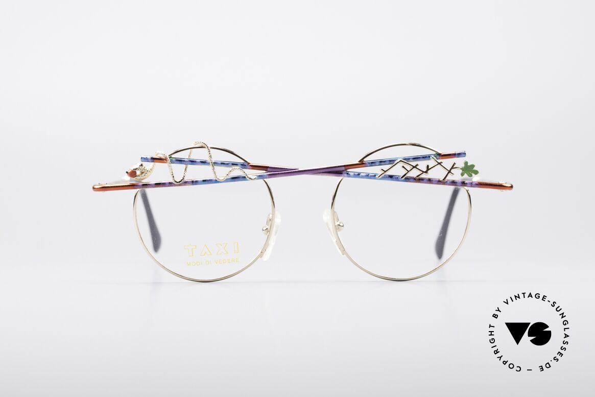 Taxi ST3 by Casanova Paradies Brille, vintage Taxi by Casanova Kunstbrille aus den 80ern, Passend für Damen Taxi ST3 by Casanova Paradies Brille, vintage Taxi by Casanova Kunstbrille aus den 80ern, Passend für Damen