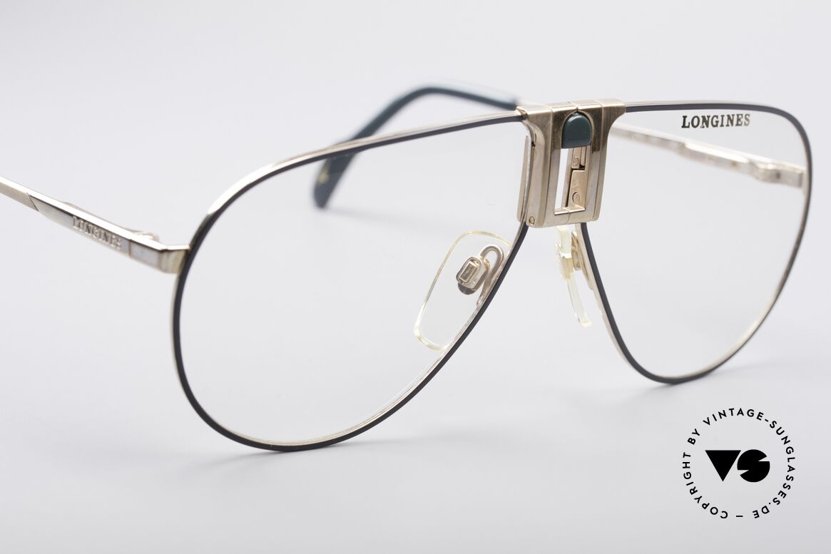 Longines 0154 Echte 80er Pilotenbrille, KEINE RETROBRILLE, sondern ein 1980er ORIGINAL, Passend für Herren