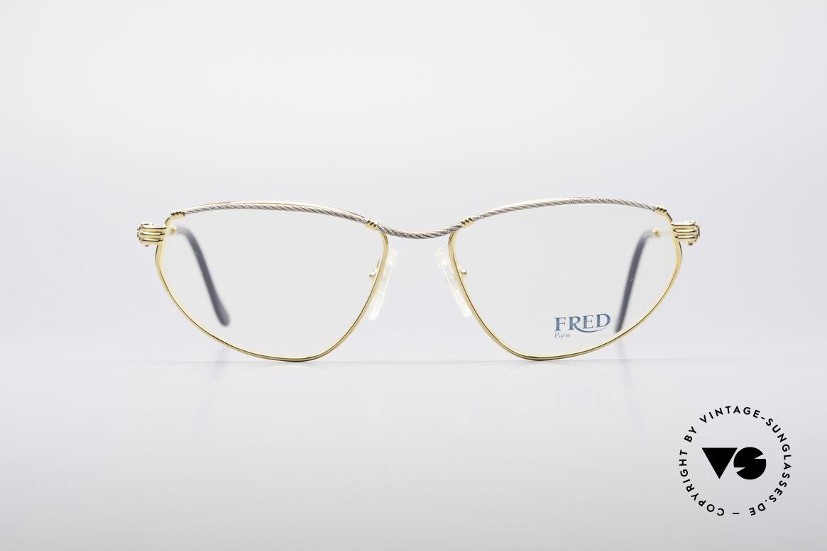 Fred Alize Luxus S Brillenfassung, Luxus-Brillenfassung von FRED, Paris aus den 80ern, Passend für Damen