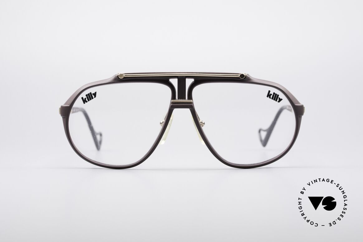 Killy 469 Carbon Fiber Ski Brille, vintage KILLY Sport-Fassung für extreme Bedingungen, Passend für Herren und Damen