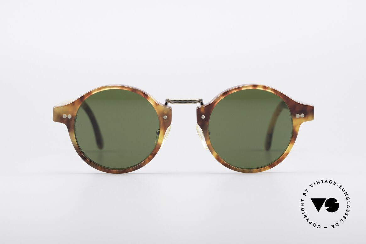 Giorgio Armani 341 Panto Sonnenbrille, zeitlose Armani Designer-Sonnenbrille aus Italien, Passend für Herren