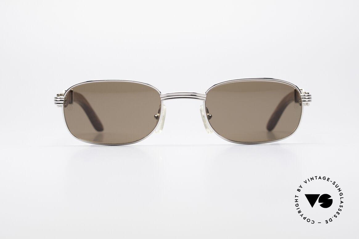 Cartier Breteuil Luxus Holzsonnenbrille, außergewöhnliche Cartier vintage Holz-Designerbrille, Passend für Herren Cartier Breteuil Luxus Holzsonnenbrille, außergewöhnliche Cartier vintage Holz-Designerbrille, Passend für Herren