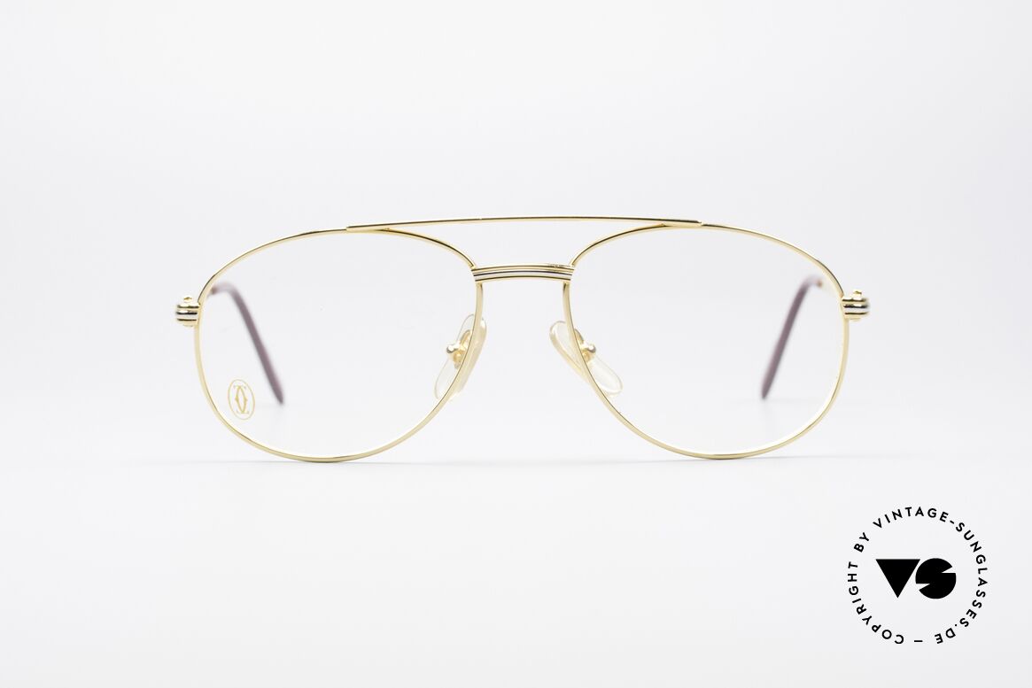 Cartier Driver 90er Luxus Pilotenbrille, edle vintage Cartier Herrenbrille aus den frühen 90ern, Passend für Herren