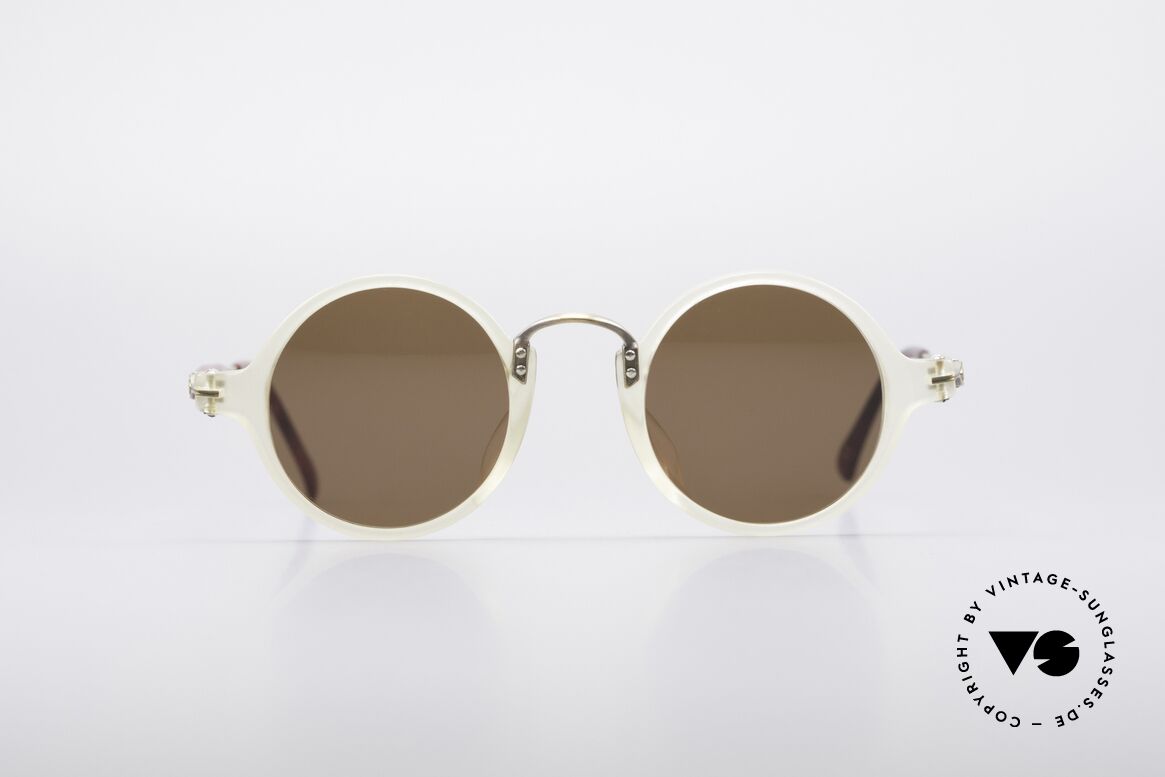 Matsuda 2818 Runde 90er Luxus Brille, 90er Jahre vintage Designer-Sonnenbrille von MATSUDA, Passend für Herren und Damen