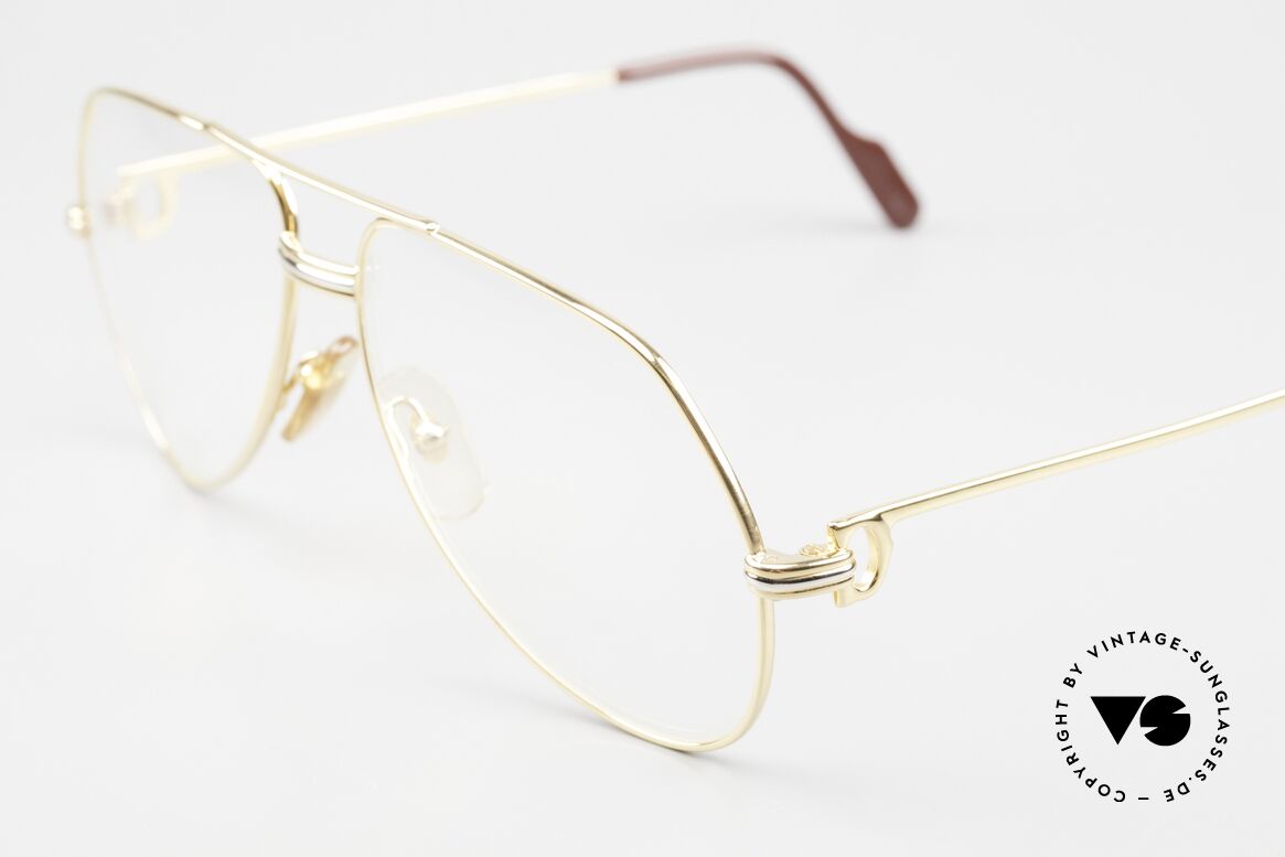 Cartier Vendome LC - M Luxus Aviator Brille 22kt, u.a. von David Bowie getragen (Cannes Festival, 1983), Passend für Herren