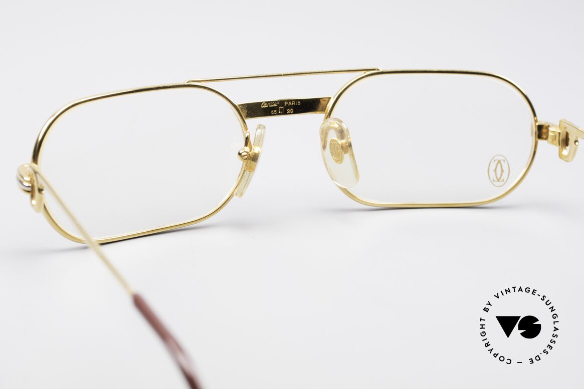 Cartier MUST LC - M Elton John Vintage Brille, ungetragen mit OVP (in diesem Zustand sehr selten), Passend für Herren