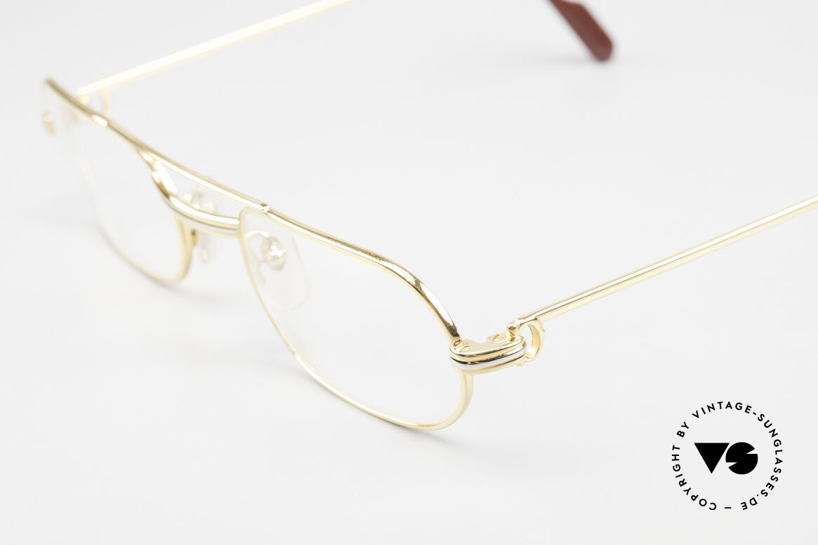 Cartier MUST LC - S Elton John Luxus Fassung, 22kt vergoldet (wie alle alten Cartier Luxus-Brillen), Passend für Herren und Damen